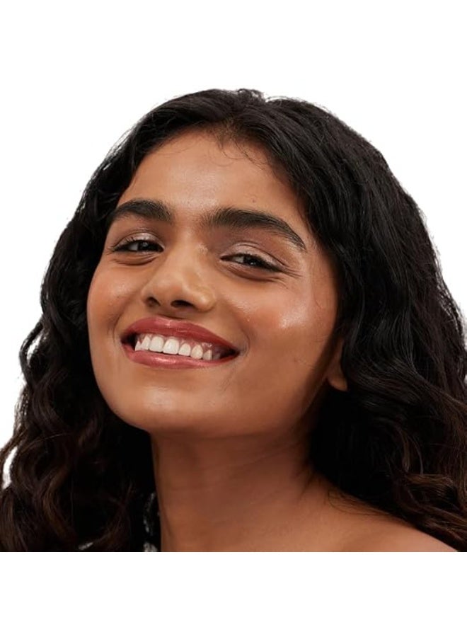 Kiro Super Butter Lip Lacquer - Roasted Walnut (Dusty Pink), 5ml | Hi-Shine, Intense Color, Non-Sticky, Hydrating | Infused with Murumuru, Mango, Cupuacu, Cocoa & Shea Butters | Vegan & Cruelty-Free. - Image 3